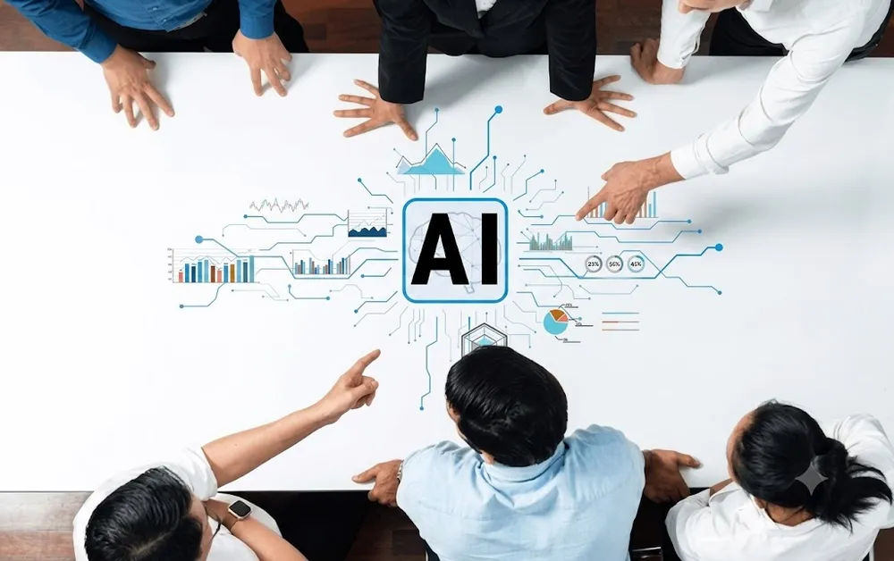 LoopHawk AI agent development company — a senior team collaborating on a client's AI system